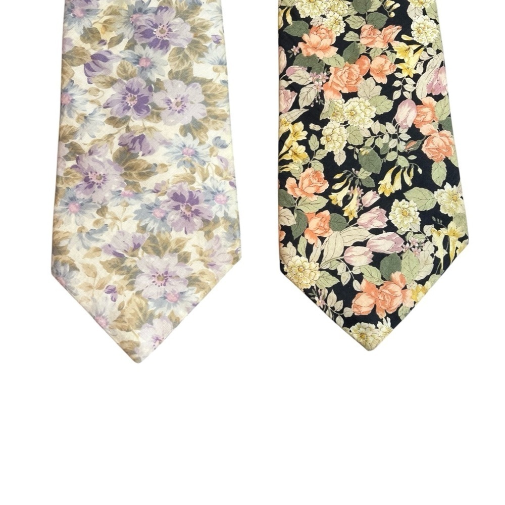 Vintage Basic Elements Allover Floral Print Cotto… - image 6